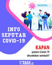 Kapan Pasien Covid-19 Bisa Dinyatakan Sembuh?