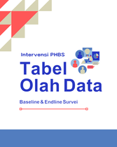 9. Tabel Olah Data Baseline & Endline Survei Intervensi PHBS