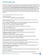 15. Formulir Kertas Lembar Pertanyaan Untuk GUS Parent Endline Survey