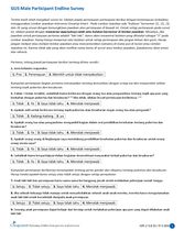 17. Formulir Kertas Lembar Pertanyaan Untuk GUS Male Participant Endline Survey