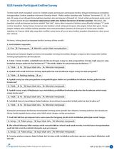 19. Formulir Kertas Lembar Pertanyaan untuk GUS Female Participant Endline Survey