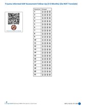 Formulir Kertas Lembar Jawaban Trauma Informed KAP Assessment Follow up (3-5 Months)